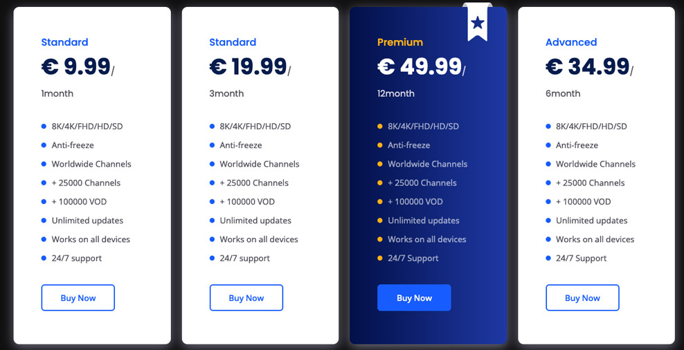 Buy iptv subscription
