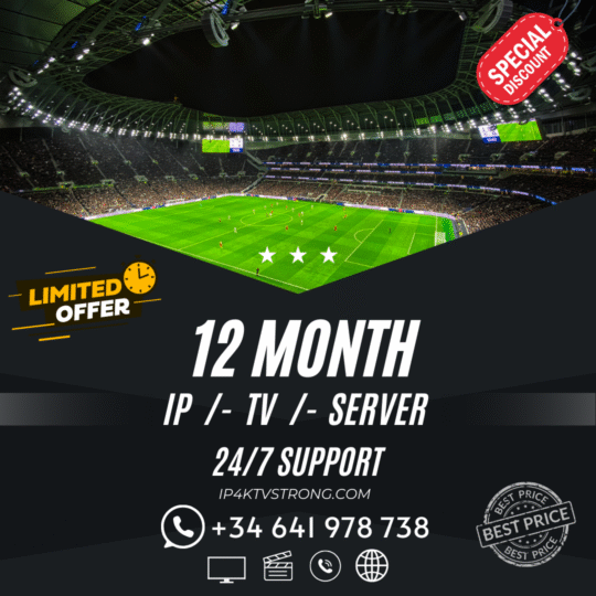 12 Month IPTV